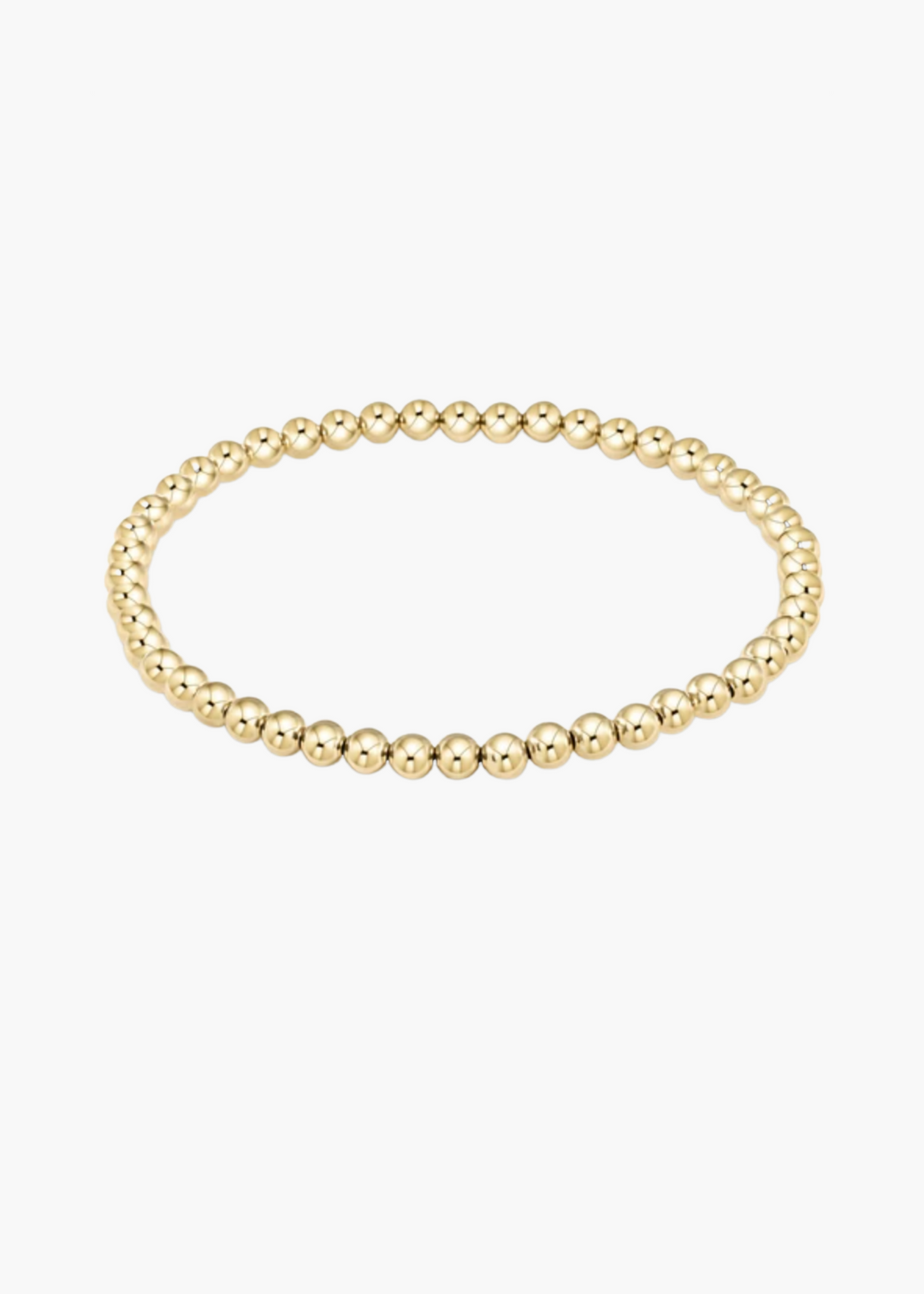 Classic Gold 4mm Bead Bracelet