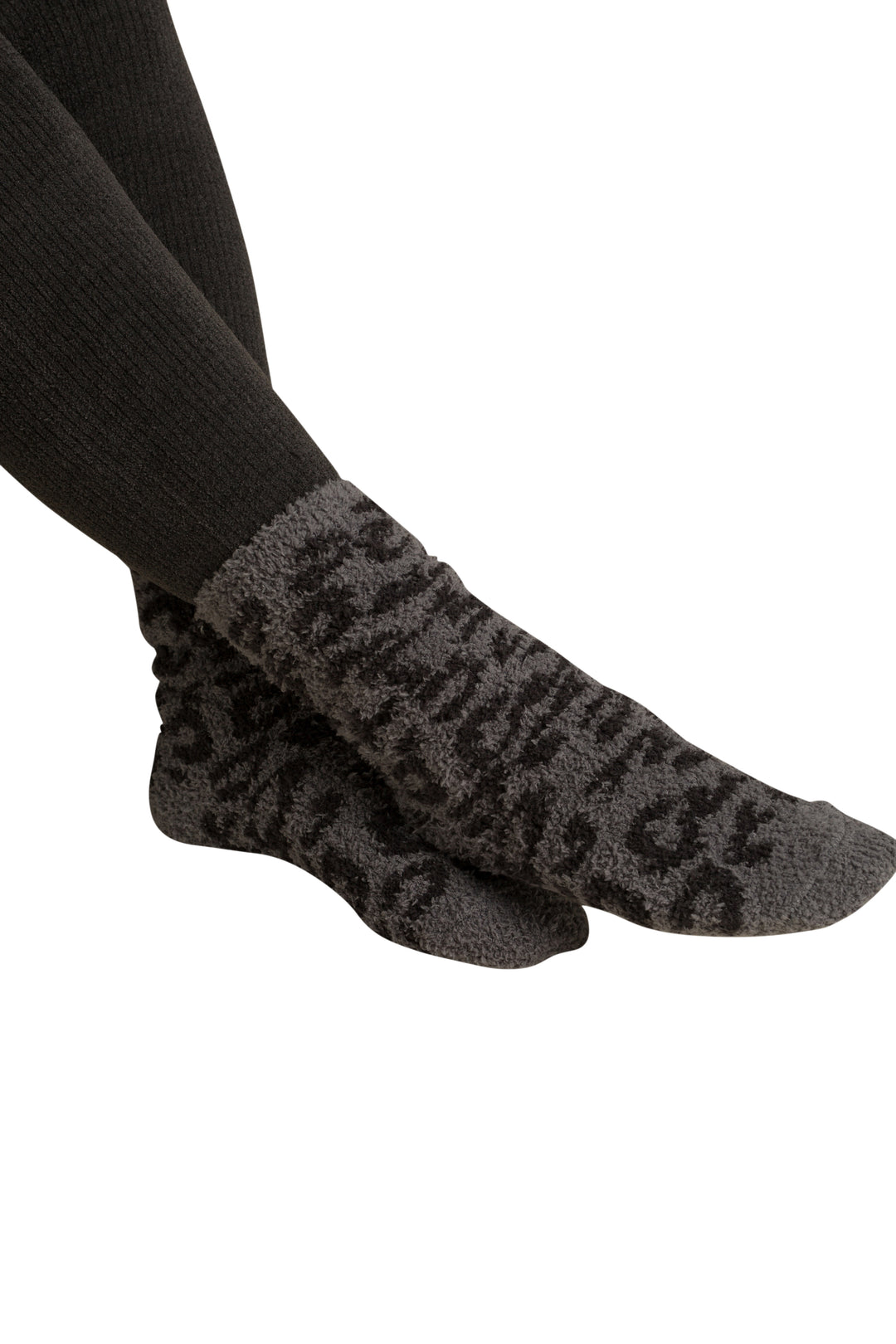 CozyChic® Women's Barefoot In The Wild Socks - GRAPHITE / CARBON