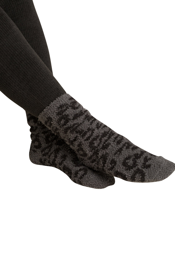 CozyChic® Women's Barefoot In The Wild Socks - GRAPHITE / CARBON