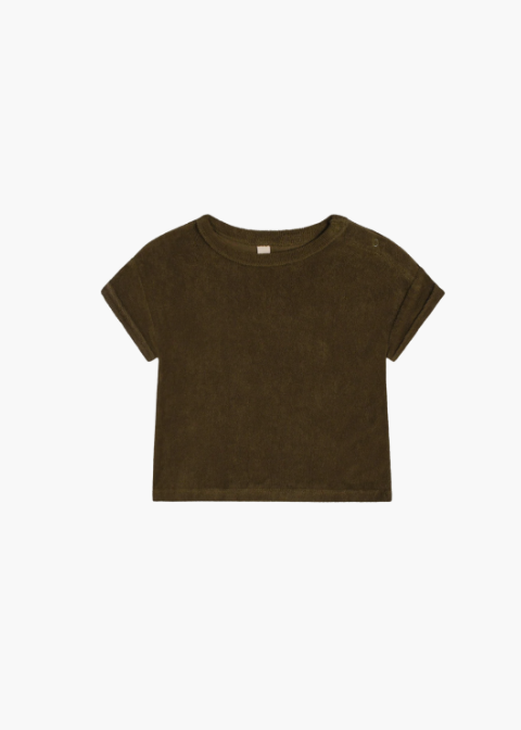 Olive Terry T-Shirt - FINAL SALE