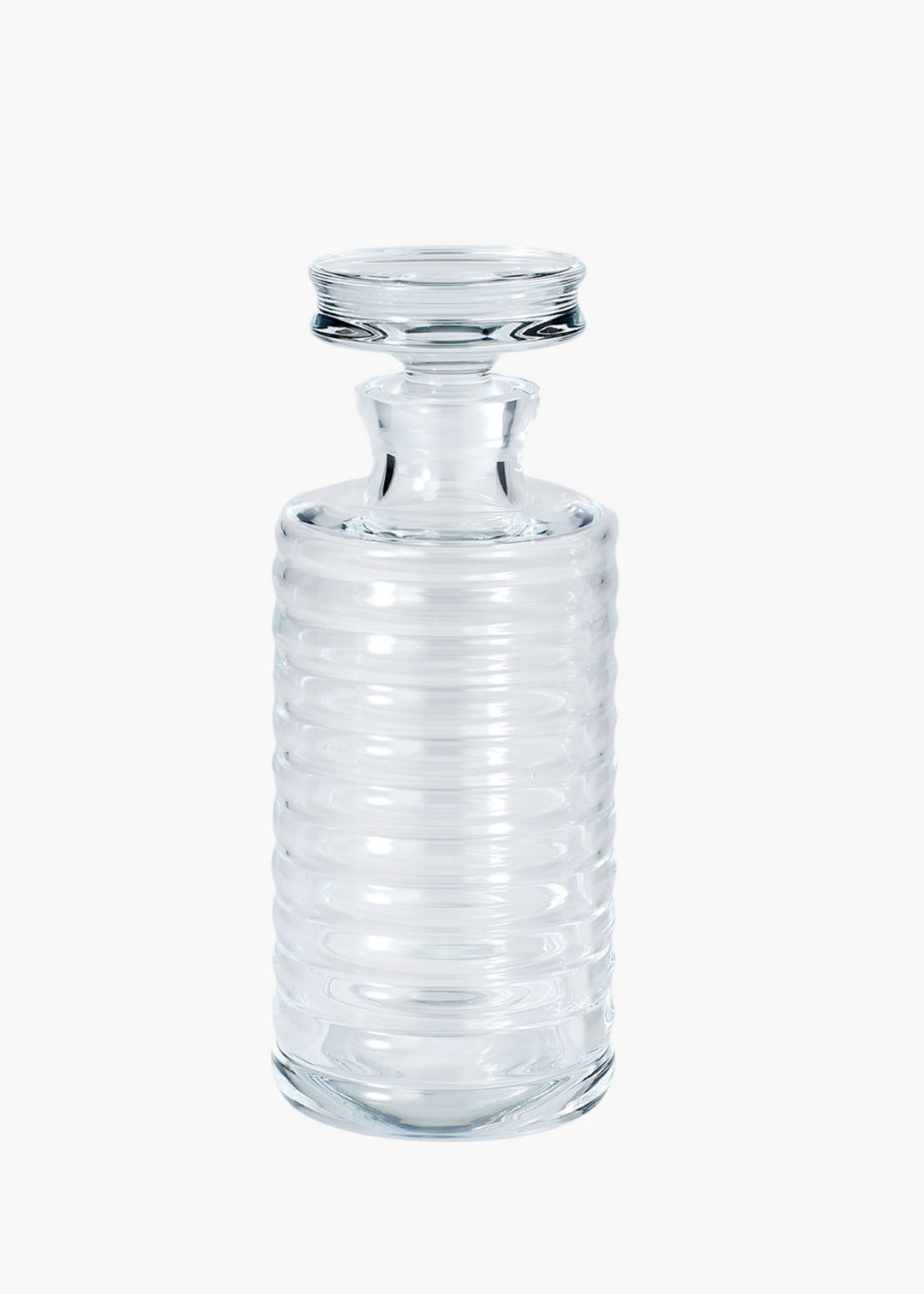 Tall Ribbed Decanter
