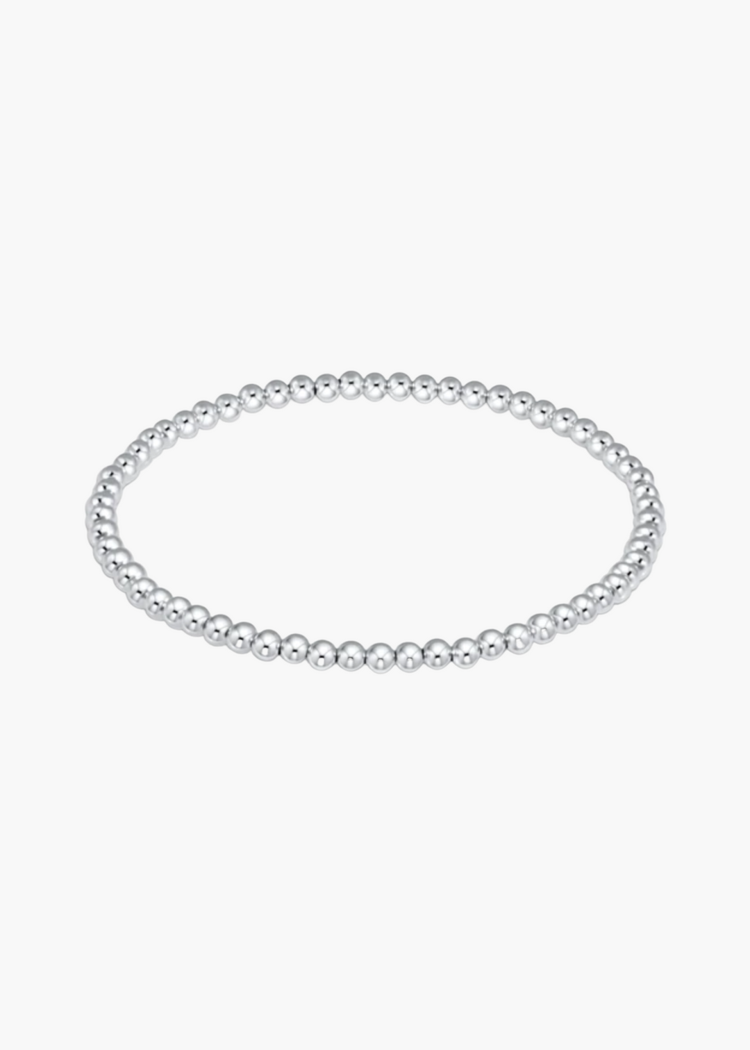 Classic Sterling 3mm Bead Bracelet