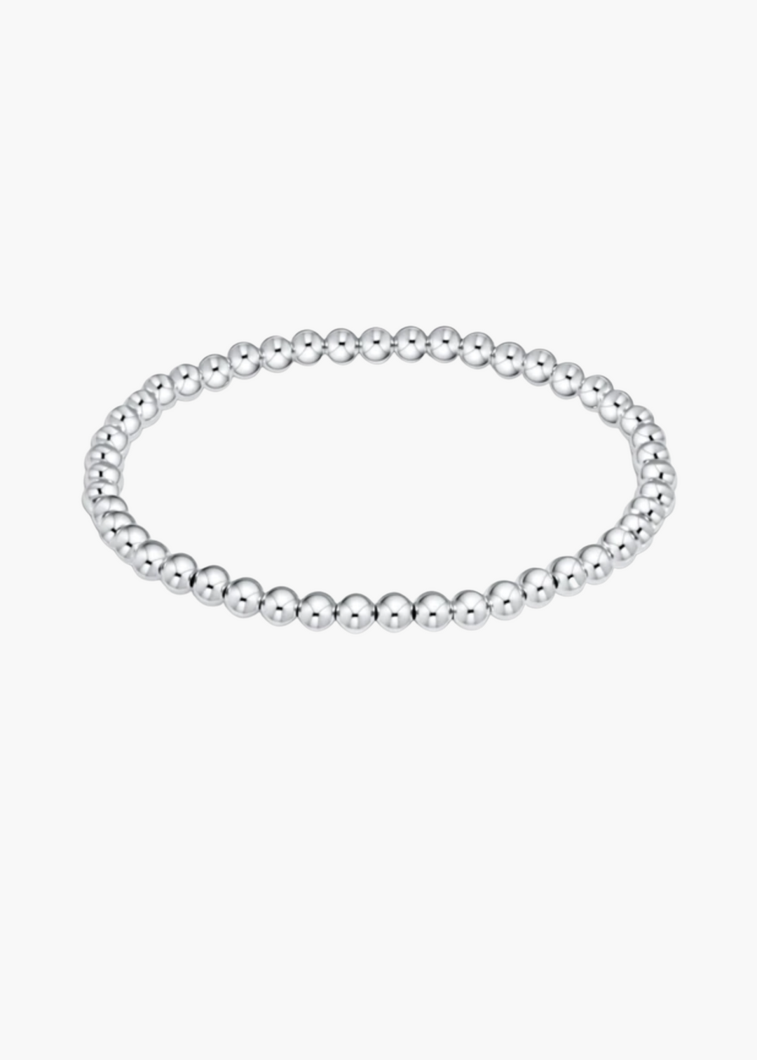 Classic Sterling 4mm Bead Bracelet