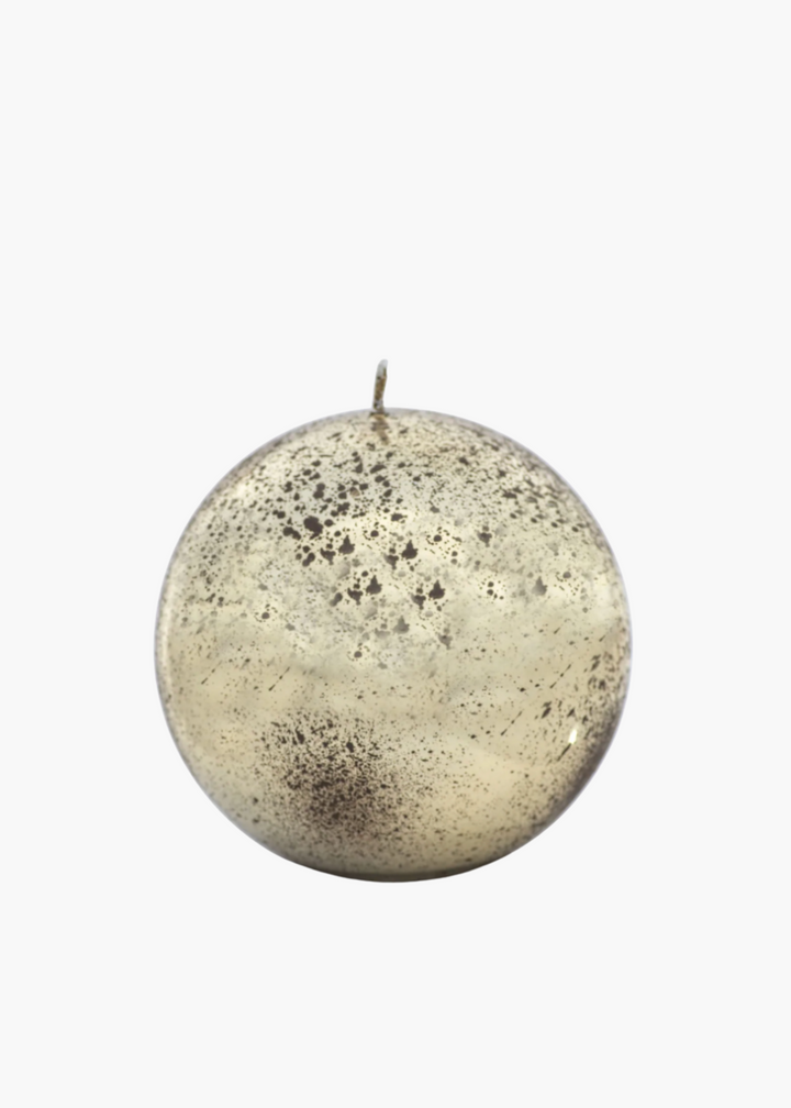Antique Gold Ball Candle
