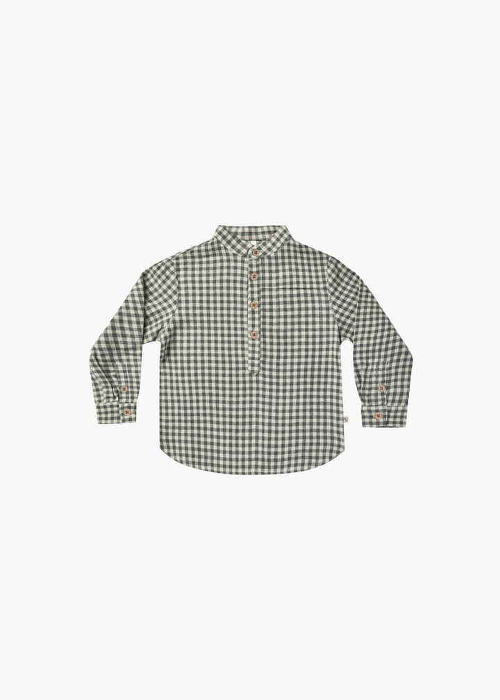 Mason Shirt | Marine Gingham - FINAL SALE