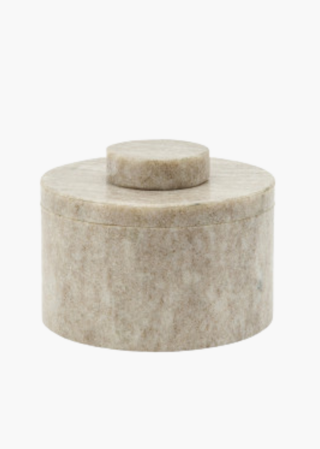 Marble 4 Round Box w/ Knob