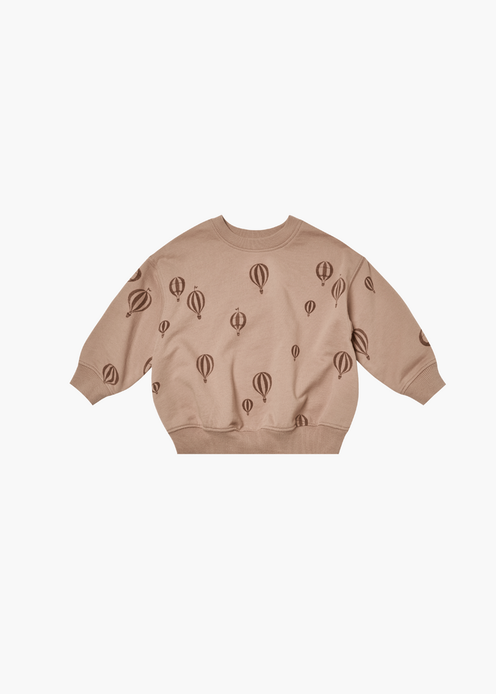 Relaxed Sweatshirt || Hot Air Balloons - FINAL SALE