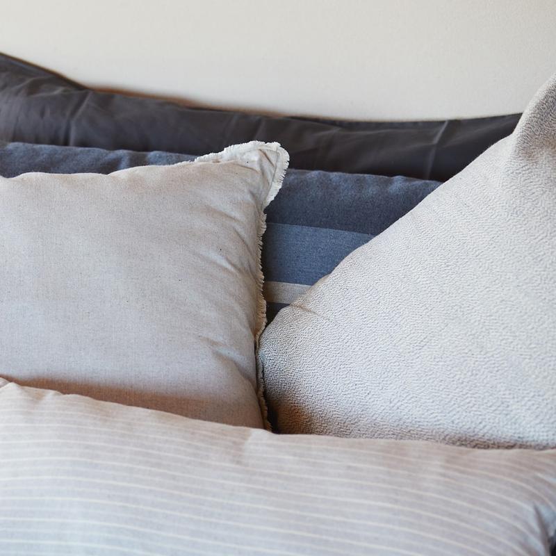 Textured Denim Cushion - Macy Carlisle
