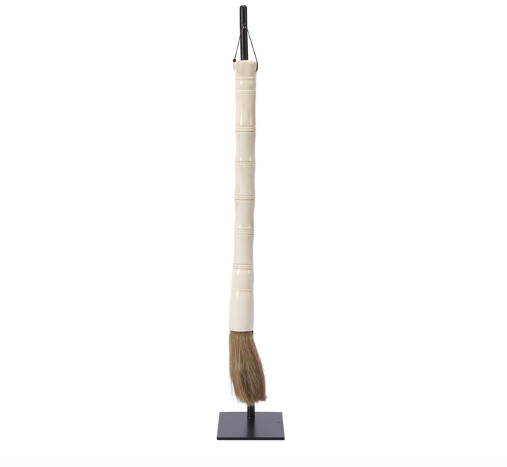 White Bone Drum Calligraphy Brush - L
