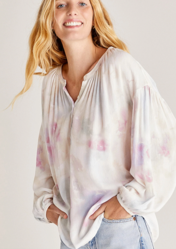 Bayfront Watercolor Top - FINAL SALE