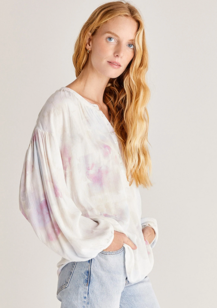 Bayfront Watercolor Top - FINAL SALE