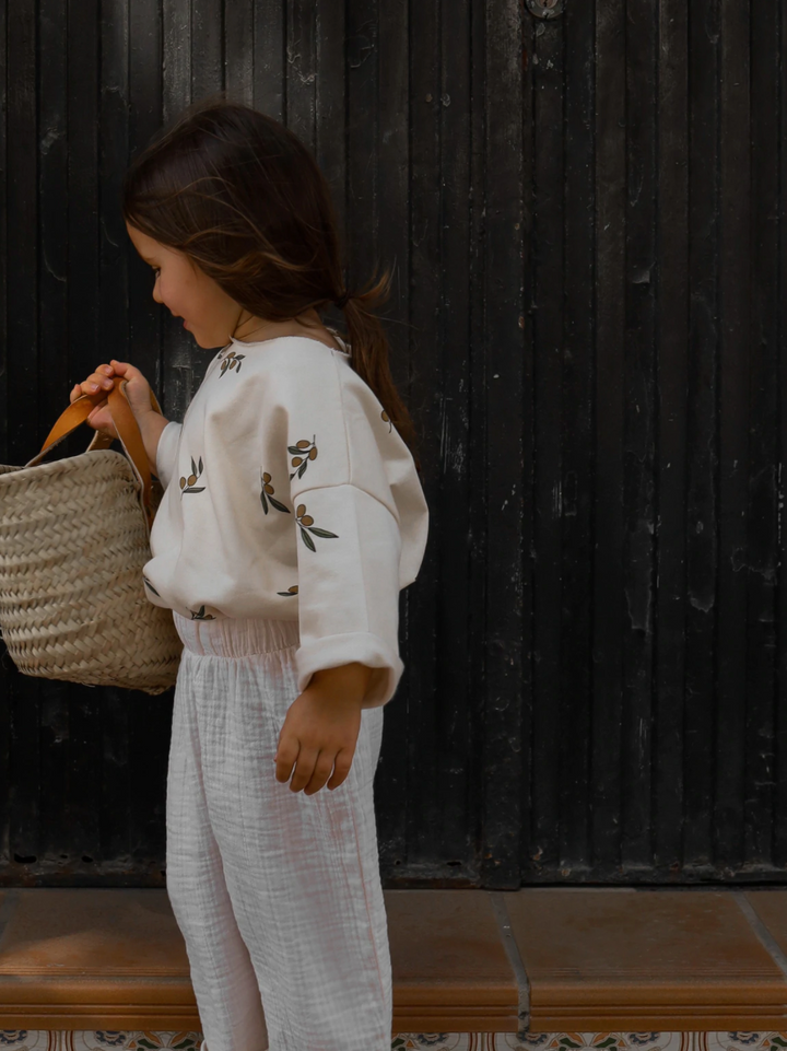 Olive Oversized Sweatshirt - FINAL SALE