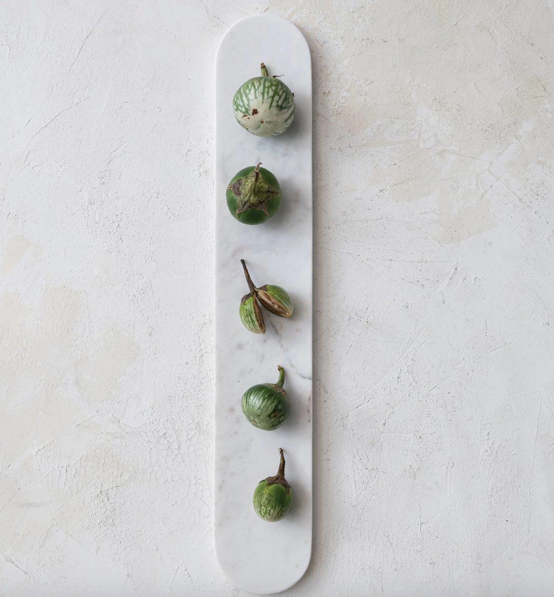 Marble Oval Serving Board