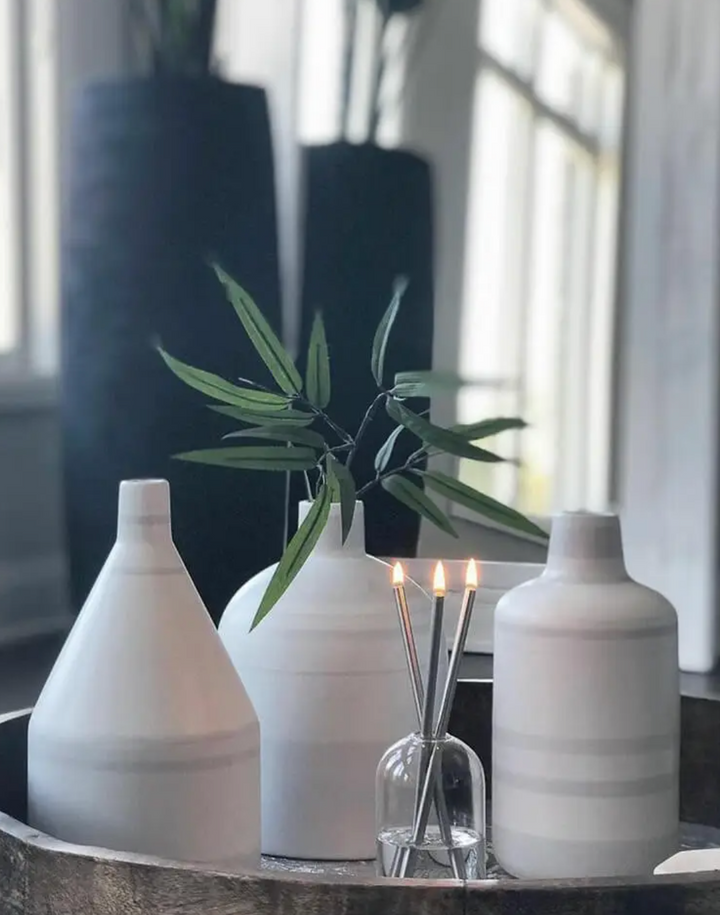 Silver Everlasting Candle