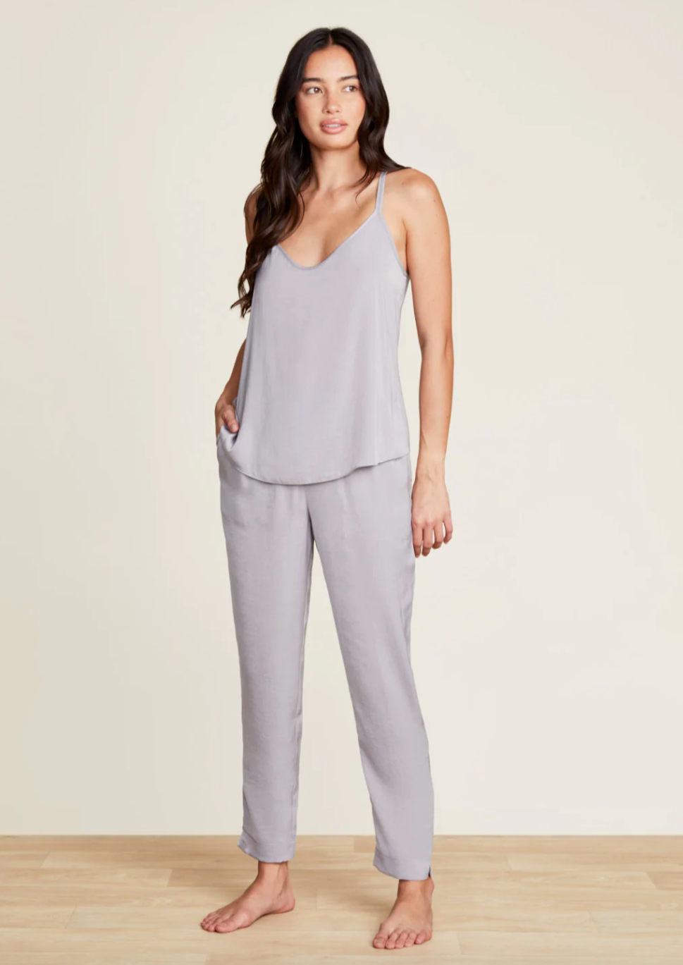 Washed Satin Tank + Pant Set - FINAL SALE