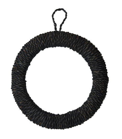 Abaca Rope Trivet - Black